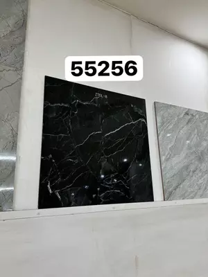 "Elegance Black" kvadrat qora pol graniti