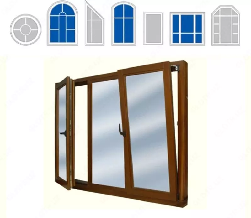 Пластиковые окна Akfa Engelberg Termo двери - монтаж по стандарту