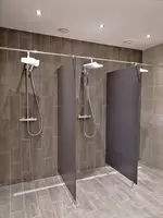 Душевые кабины + Стеклянные перегородки