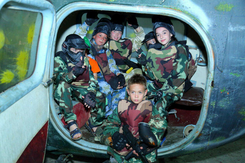 Детский пейнтбол