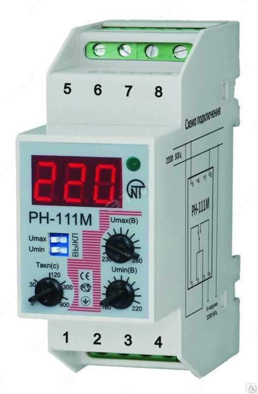 OptiDin RN-111M-UHL3.1 kuchlanish rölesi