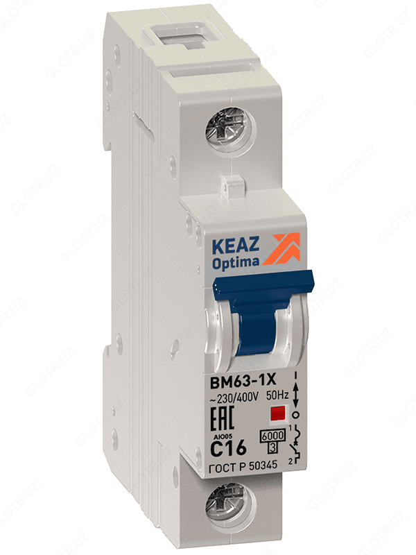 Выключатель автоматический модульный OptiDin BM63-1C20-УХЛ3 (ВМ63)