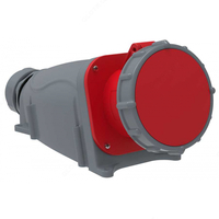 Розетка стационарная ССИ-125 32А-6ч/380-415В 3P+PE+N IP44 IEK