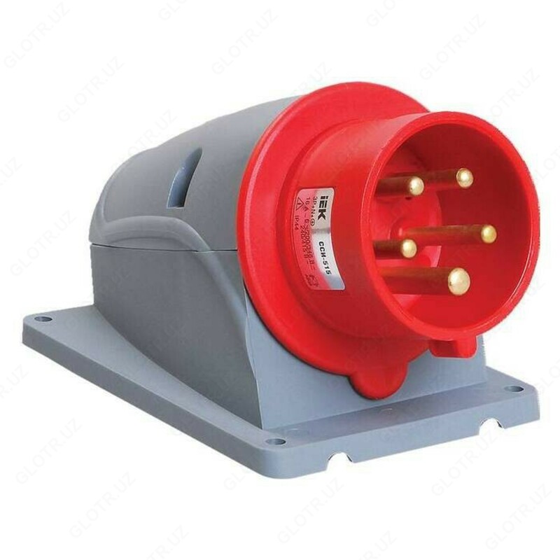  Вилка переносная ССИ-025 32А-6ч/380-415В 3P+PE+N IP44 IEK - 