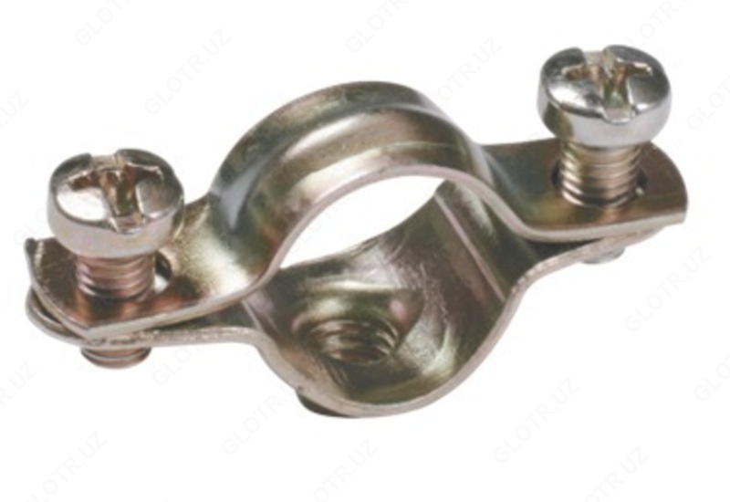 Ikki qismli metall qavs. IEK d14-15 mm - {0} so'mdan