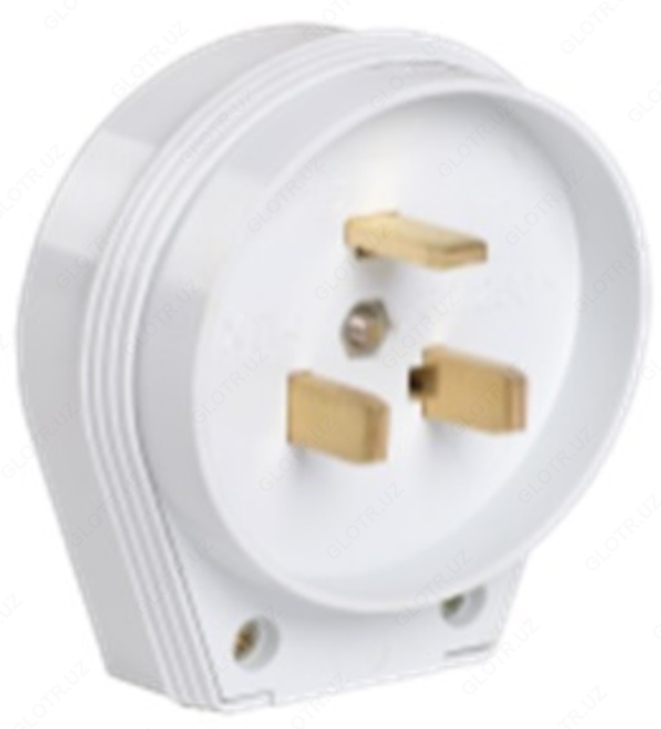  VPpl10-01-St z/k 32A oq IEK bolgan plastinka uchun ajratiladigan vilka - 