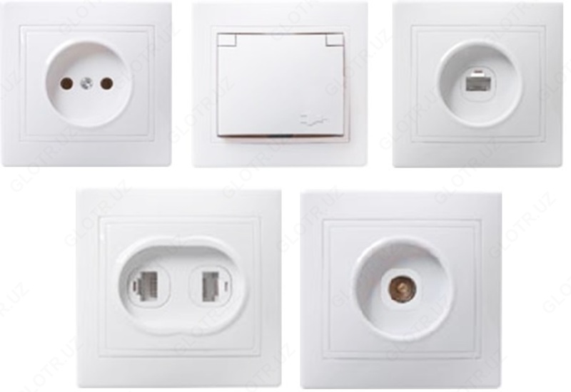  РС10-2-КБ Розетка 1местн. без з/к без защ.штор. 10А КВАРТА (белый) - 