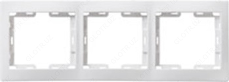 РГ-2-КБ Рамка 2 местн. горизонт. КВАРТА (белый)