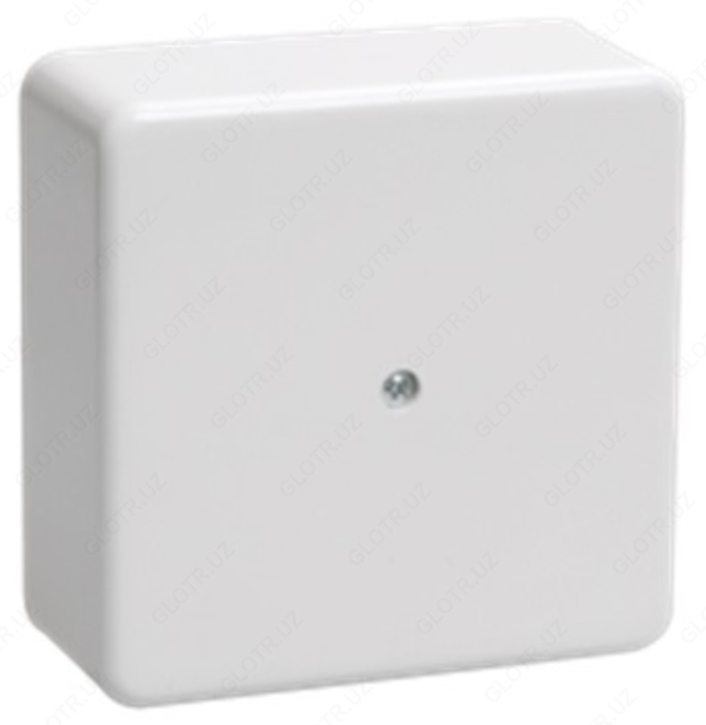 Коробка КМ41222 распаячная для о/п 100х100х44 мм белая (6 клемм 6мм2)