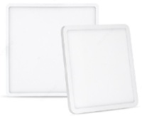 Светодиодный встраиваемый светильник квадратный UltraBright ДВО2010 18W-6000K-Wh ELT