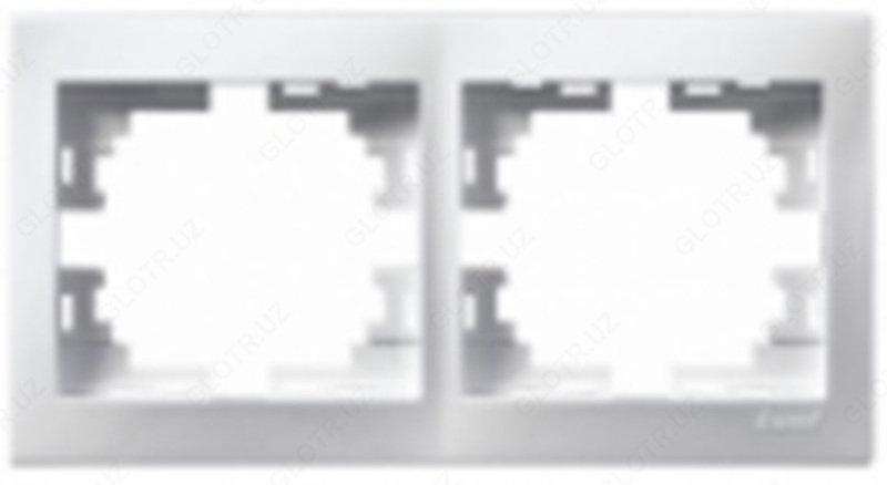 MIRA Рамка 5-ая горизонтальная б/вст белый