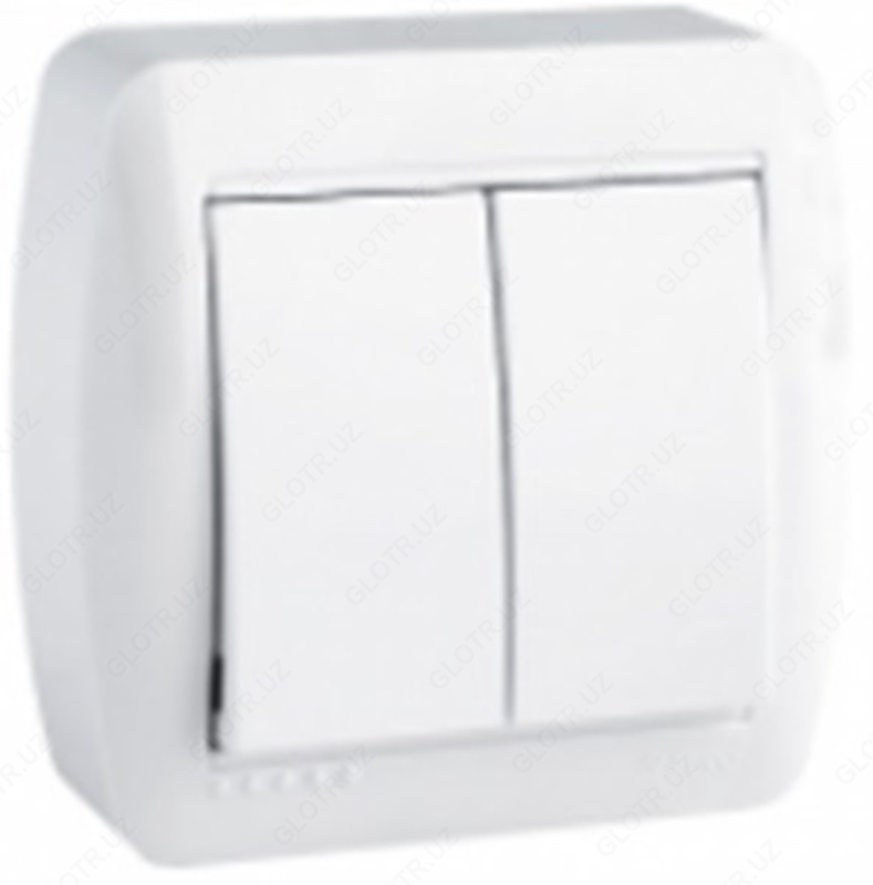 DEMET Выключатель белый