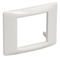 K.K uchun ramka va qollab-quvvatlash. 6 ta modul uchun Primer  75 mm oq IEK