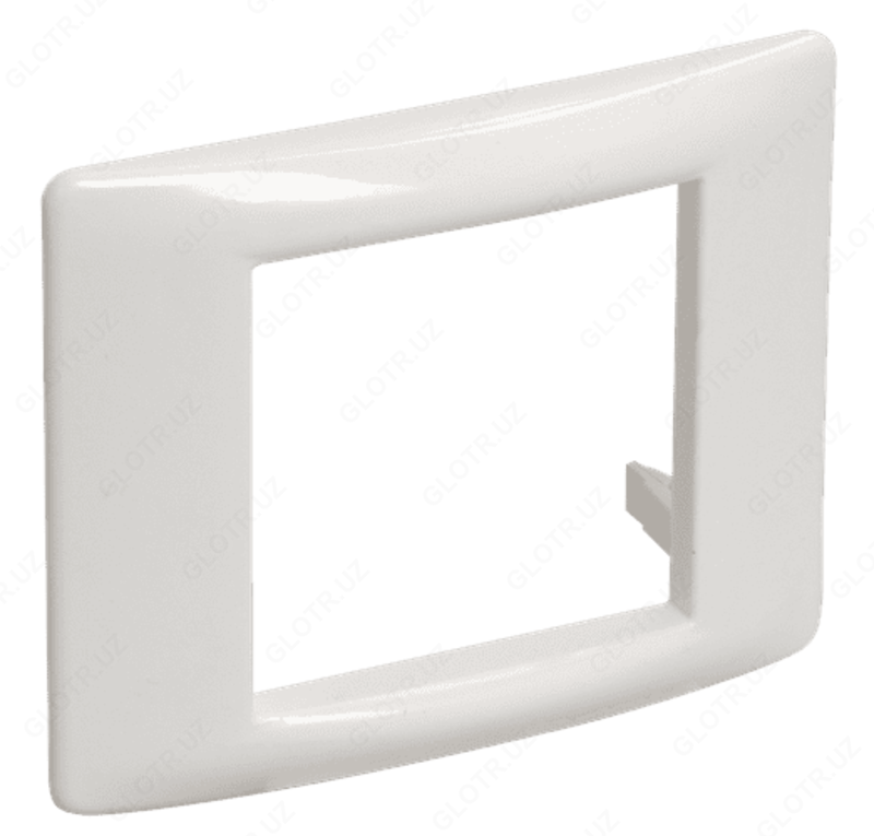  K.K uchun ramka va qollab-quvvatlash. 6 ta modul uchun Primer  75 mm oq IEK - 