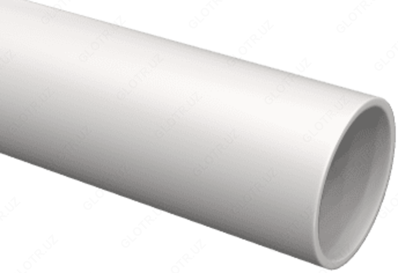 Quvur silliq qattiq PVX d=50mm kulrang 3m (15m) IEK - {0} so'mdan