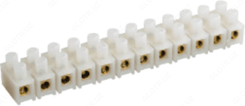  Зажим винтовой ЗВИ-10 н/г 2 5-6мм2 12пар ИЭК желтые - 