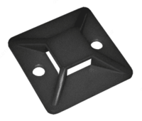 IEK qisqichlari uchun (100 dona) oz-ozidan yopishqoq platforma 20x20 qora