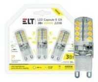 Светодиодная лампа 220V LED CAPSULE-S G9 P2 3W 3000K ELT