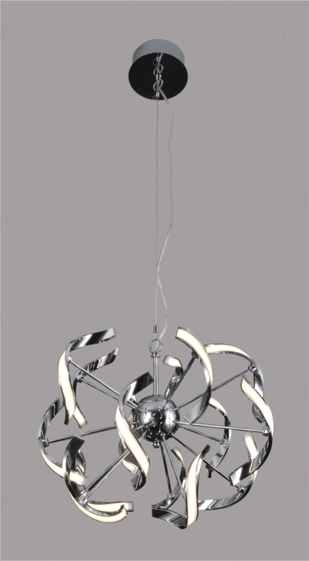  Светильник светодиодный подвесной Trend - 47W 4000K D400 - Chrome - 