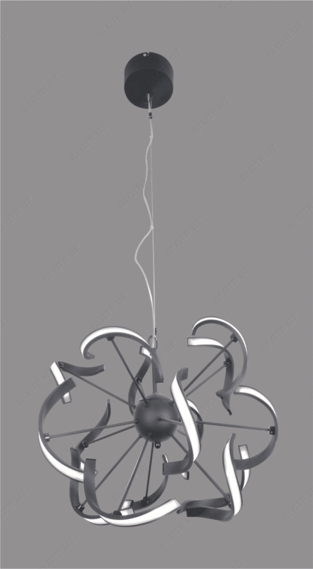 Светильник светодиодный подвесной Trend - 47W 4000K D400 - Black