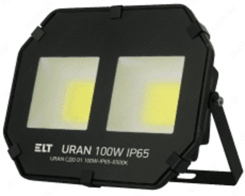 Прожектор светодиодный URAN СДО 01 100W-IP65-6500K-Черный ELT