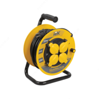 Катушка УК50 с т/з 4 места 2Р+PЕ/50 метров 3х1 5мм2 IP44 Industrial plus