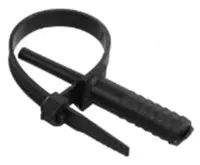  Хомут дюбельный ХД 7х150 черный (50шт/упак) IEK - 