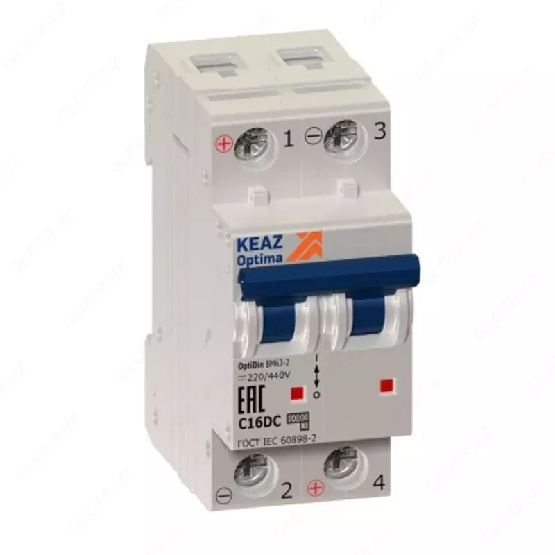 Avtomatik modulli OptiDin BM63-2C8-DC-UHL3