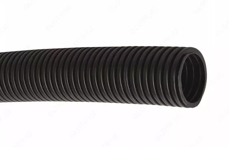  Труба гофр. ПНД d 32 с зондом (25 м) ИЭК  черный - 