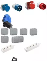  Розетка переносная ССИ-223 2Р+РЕ 32А 200-250В IP44 IEK - 