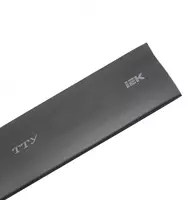 Термоусадочная трубка ТТУ нг-LS 30/15 черная 1 м IEK