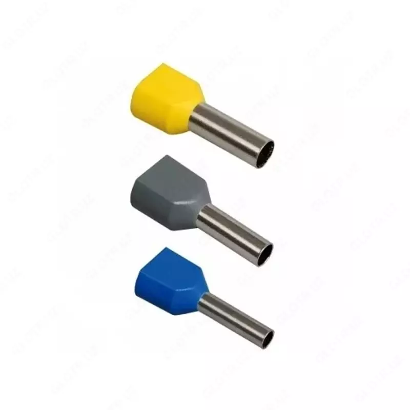 Наконечник-гильза Е35-16 35мм2 с изолированным фланцем (серо-коричневый) (100 шт) ИЭК