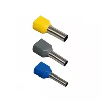 Наконечник-гильза Е35-16 35мм2 с изолированным фланцем (серо-коричневый) (100 шт) ИЭК