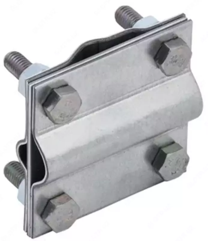 Зажим заземл. крест. пол./прут.-пол./прут. оц. сталь IEK