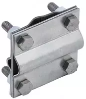 Зажим заземл. крест. пол./прут.-пол./прут. оц. сталь IEK