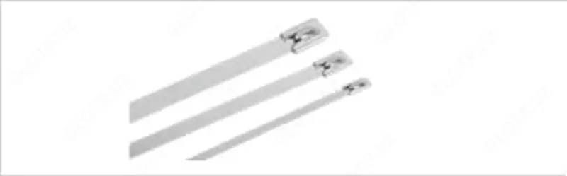  Хомут стальной ХСт 4 6х350мм с пол. покр. (100шт/упак) IEK - 