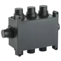 Monolit uchun 118x76x60mm lehim qutisi. sahifa qora IEK