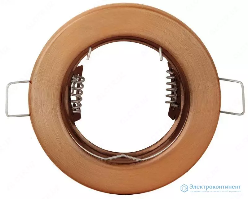 Светильник встраиваемый под лампу MR16 бронза IEK