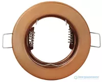 Светильник встраиваемый под лампу MR16 бронза IEK