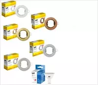  Лампа LED MR16 софит 9Вт 230В 6500К GU5.3 IEK - 