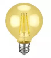 Лампа LED G95 шар золото 6Вт 230В 2700К E27 серия 360° IEK