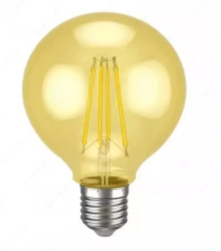 Лампа LED G95 шар золото 6Вт 230В 2700К E27 серия 360° IEK