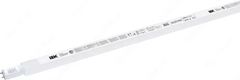Lampa svetodiodnaya T8 lineynaya 18Vt 230V 6500K G13 IEK