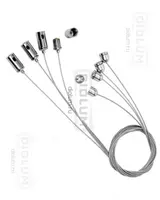 Подвес железный для светильника (комплект 4 штуки)