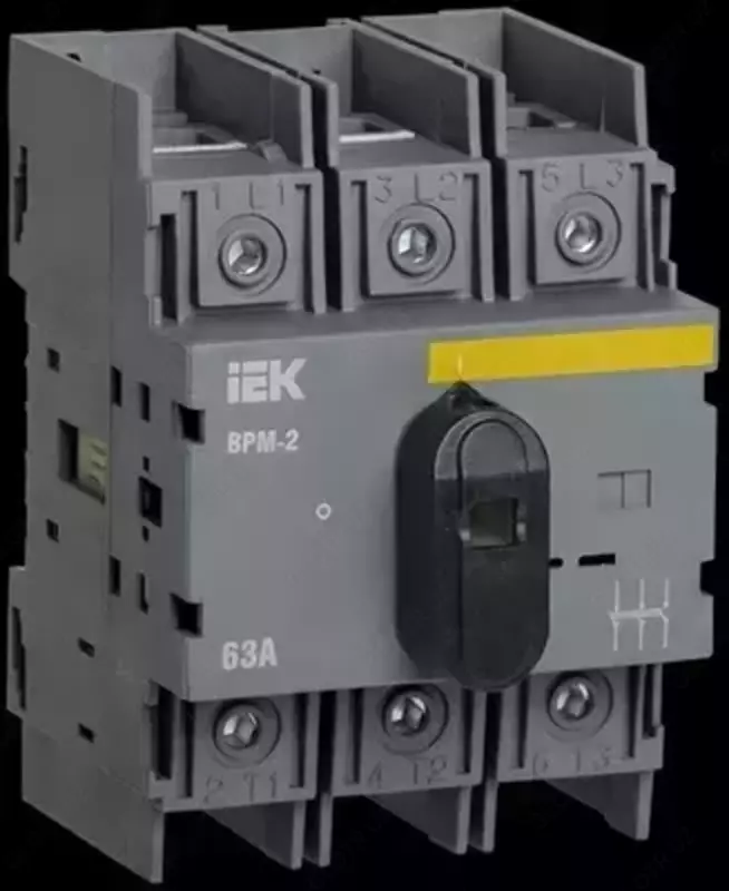  Выключатель-разъединитель модульный ВРМ-2 3P 63А IEK - 