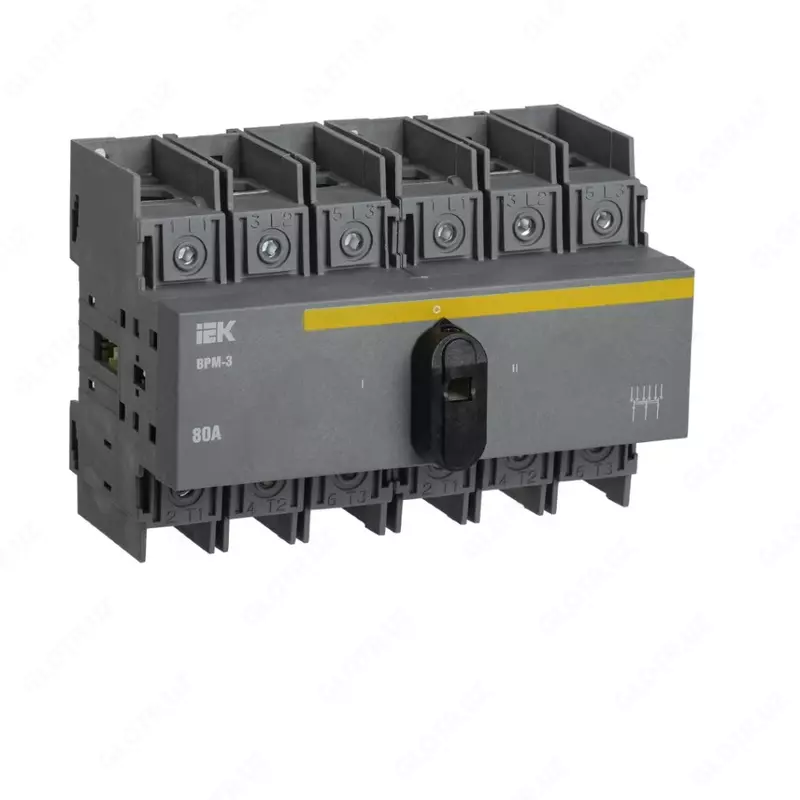  Выключатель-разъединитель модульный ВРМ-3 3P 80А IEK - 