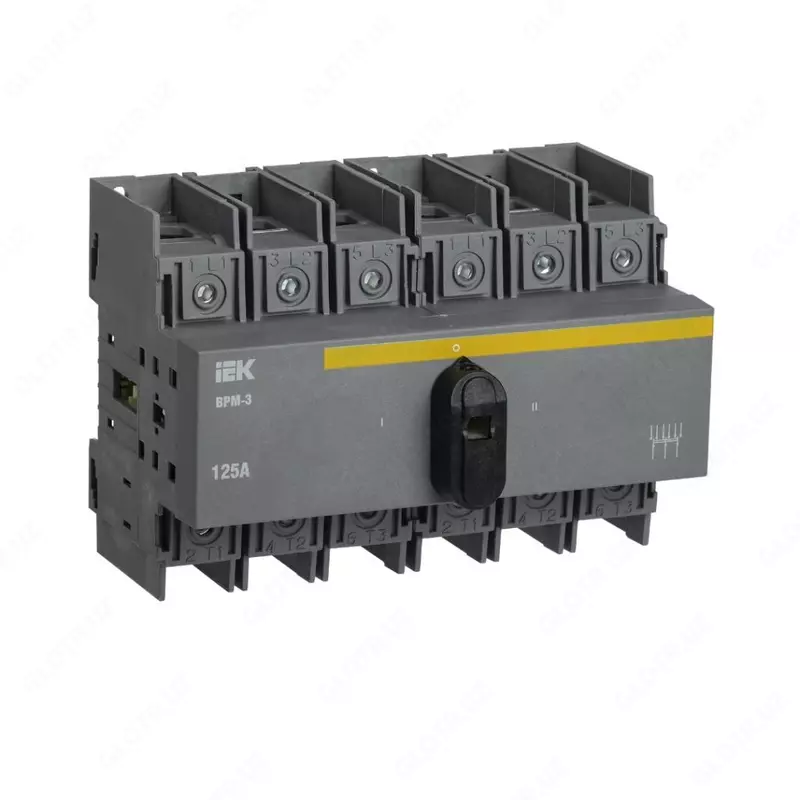  Выключатель-разъединитель модульный ВРМ-3 3P 125А IEK - 