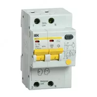 Дифференциальный автоматический выключатель IEK АД12 2Р С16 30мА  тип АС