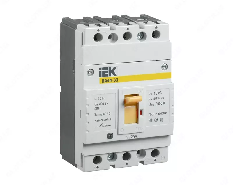 Автоматический выключатель ВА44-33 3Р 125А 15кА IEK