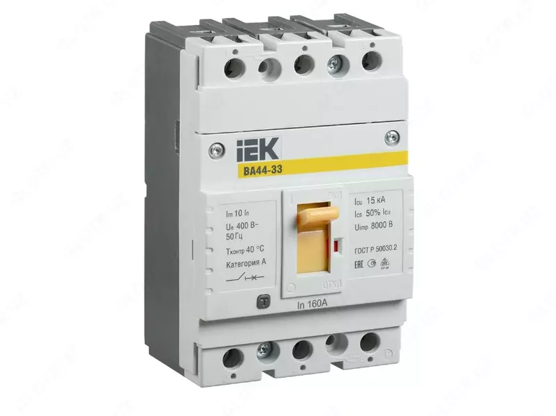  Автоматический выключатель ВА44-33 3Р 160А 15кА IEK - 